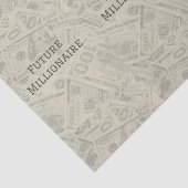 'Future Millionaire' Entrepreneurs, Dreamers, Gift Tissuepapier (Detail)