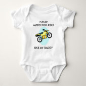 Future Motocross Rider Baby Bodysuit (Voorkant)