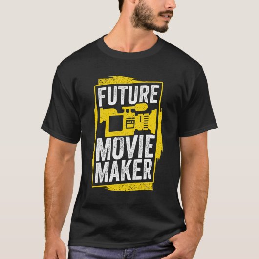 Future Movie Maker Filmmaking Film Director Gift T-shirt (Voorkant)