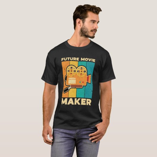 Future Movie Maker Producers Directeur Filmmaker T-shirt (Voorkant volledig)