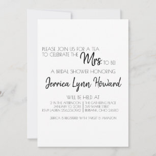 Future Mr. & Mrs Bridal Shower Invitation Kaart