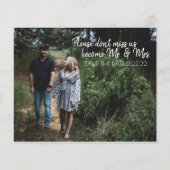 Future Mr. & Mrs Save The Date Budget Flyer (Voorkant)