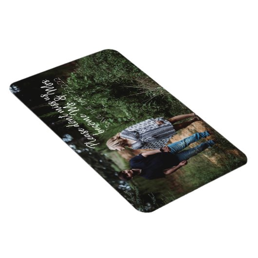 Future Mr. & Mrs Save The Date Magneet (Rechterzijde)
