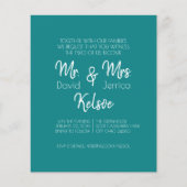Future Mr. & Mrs Wedding Invitation Flyer (Voorkant)
