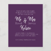 Future Mr. & Mrs Wedding Invitation Flyer (Voorkant)