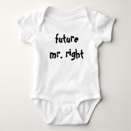 Future Mr Right Funny Romper