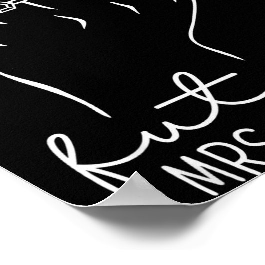 Future Mrs. Anderson New Bridal To Be Fiance Bache Poster (Hoek)