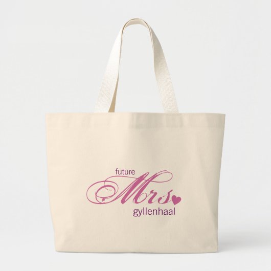 Future Mrs Bag Grote Tote Bag (Voorkant)