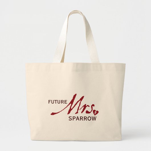 Future Mrs  Bag Grote Tote Bag (Voorkant)