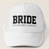 Future Mrs. Bride Bachelorette Hat Trucker Pet (Voorkant)