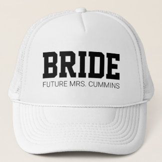 Future Mrs. Bride Bachelorette Hat Trucker Pet