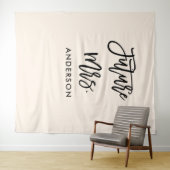 Future Mrs Bruidsfeest Backdrop Fotohokje  Wandkleed (In Situ (horizontaal))