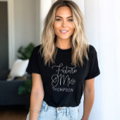 Future Mrs Calligraphy Monogram Bride Tri-Blend Shirt