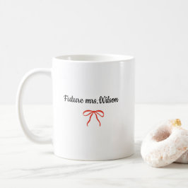Future Mrs Coffee Mug Engaged Bride To Be Gift Koffiemok
