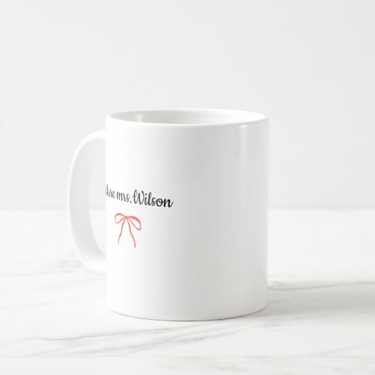 Future Mrs Coffee Mug Engaged Bride To Be Gift Koffiemok (Voorkant links)