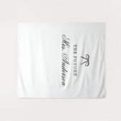 Future Mrs. Custom Bridal Shower Backdrop Wandkleed (Voorkant (horizontaal))