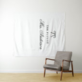 Future Mrs. Custom Bridal Shower Backdrop Wandkleed (In Situ (horizontaal))