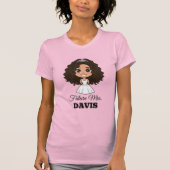 Future Mrs. Davis Wedding Cartoon T-Shirt (Voorkant)