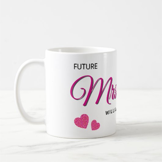 Future Mrs Personalized Wedding Design  Koffiemok (Links)