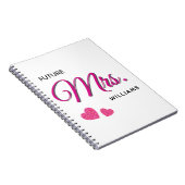 Future Mrs Personalized Wedding Design  Notitieboek (Rechterzijde)