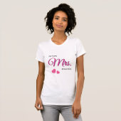 Future Mrs Personalized Wedding Design  T-shirt (Voorkant volledig)