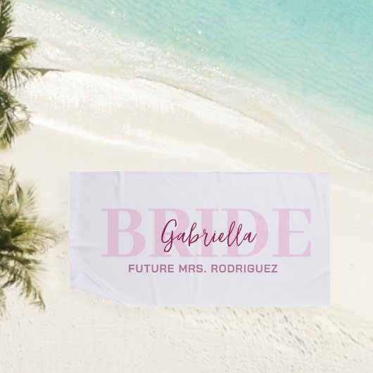 Future Mrs. pool towel, beach blanket Strandlaken