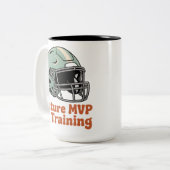 Future MVP In Training Tweekleurige Koffiemok (Voorkant links)