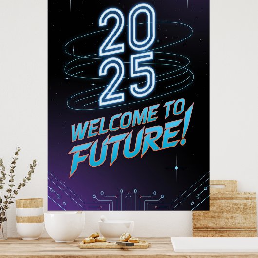 Future Neon Poster (Keuken)