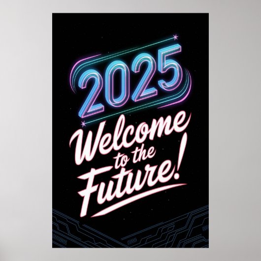 Future Neon Poster (Voorkant)