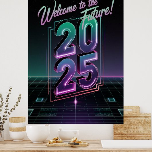 Future Neon Poster (Keuken)
