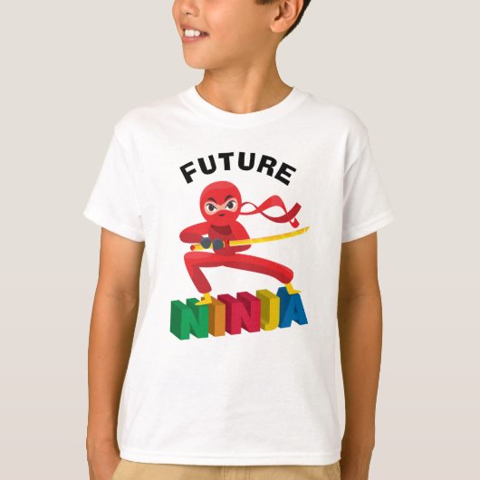Future Ninja Warrior T-shirt (Voorkant)