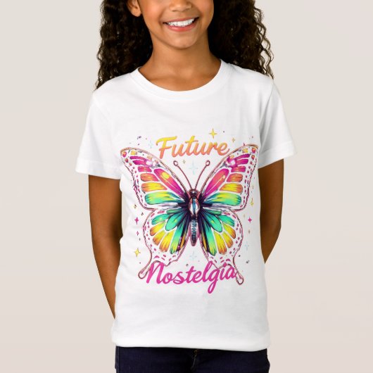 Future Nostalgia Girl" T-shirt (Voorkant)