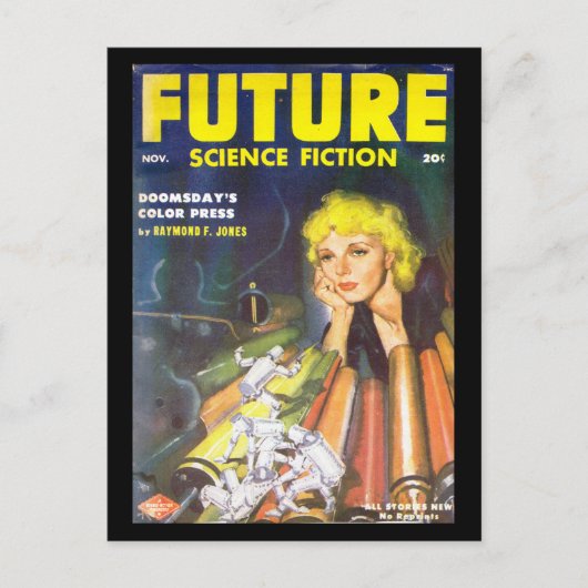 Future November 1952_Pulp Art Briefkaart (Voorkant)