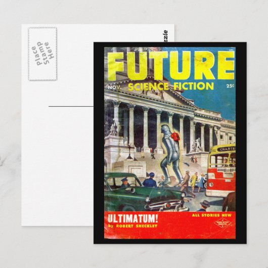 Future November 1953_Pulp Art Briefkaart (Voorkant / Achterkant)