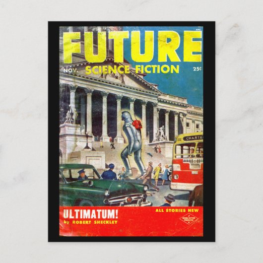 Future November 1953_Pulp Art Briefkaart (Voorkant)