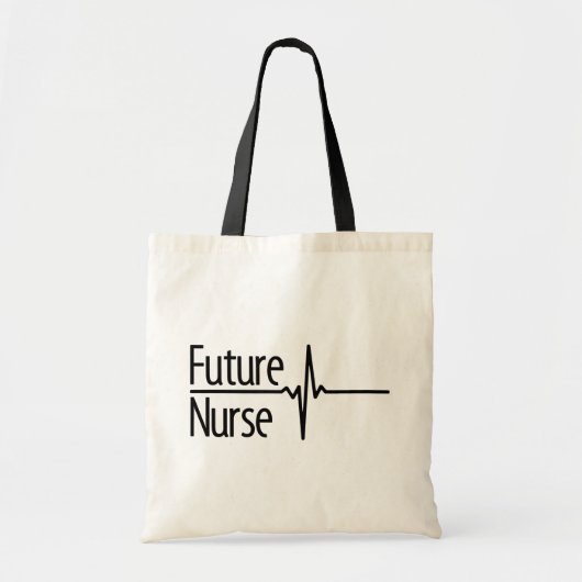 Future Nurse EKG Tote Bag (Voorkant)
