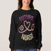 Future Nurse Future CNA RNA LPN Trui (Voorkant)