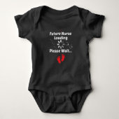 Future Nurse Loading  Please Wait...,baby gift  Romper (Voorkant)