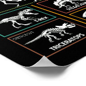 Future Paleontologist Dinosaur Fossil Paleontology Poster (Hoek)