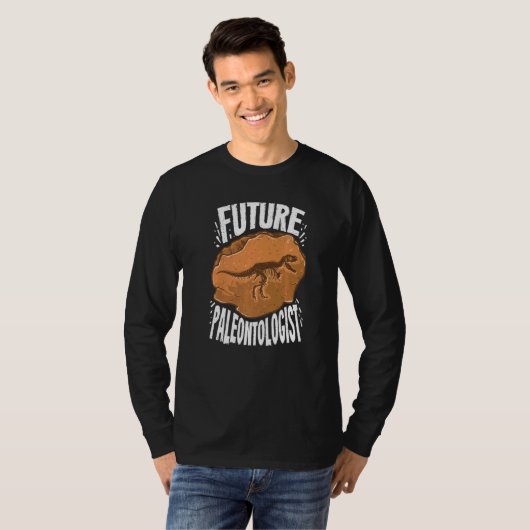 Future Paleontologist Paleontology Dinosaurs Fossi T-shirt (Voorkant volledig)