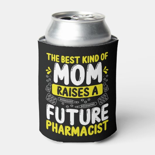 Future Pharmacist Funny Pharmacy School Party Blikjeskoeler (Blikje Voorkant)