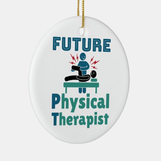 Future Physical Therapist PT Student Keramisch Ornament (Rechts)