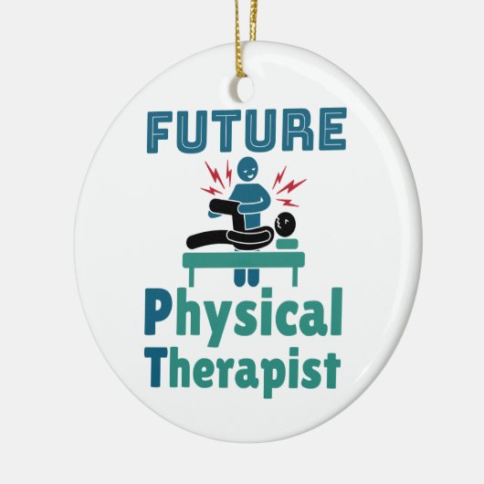 Future Physical Therapist PT Student Keramisch Ornament (Links)