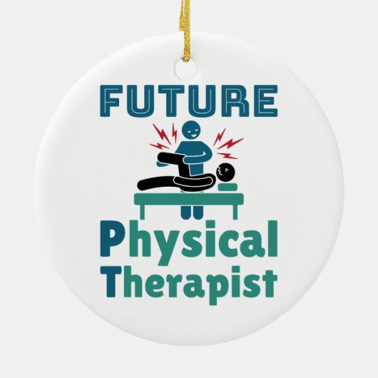 Future Physical Therapist PT Student Keramisch Ornament (Achterkant)