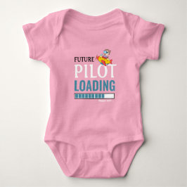 Future Pilot Loading Funny Personalized Unisex Romper
