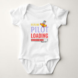 Future Pilot Loading Funny Personalized Unisex Romper