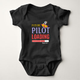 Future Pilot Loading Funny Personalized Unisex Romper