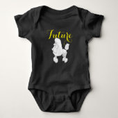 Future Poodle Baby Bodysuit (Voorkant)
