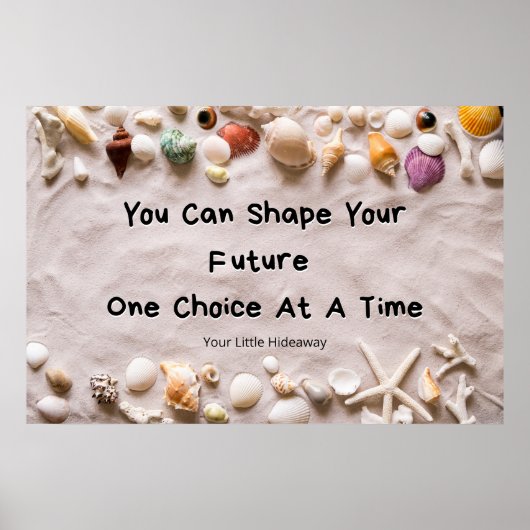 "Future" Positive Quotation "Wall art & Poster"  Poster (Voorkant)