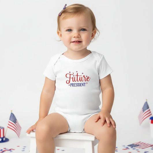 Future President 4th July T-Shirt for Kids